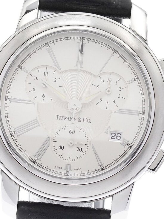 TIFFANY&Co. Mark round Chronograph Small Seconds Silver Dial Quartz Men\'s_945104 main image 11